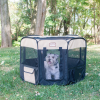 Armarkat PP003BGE-M Portable Pet Playpen In Bk and Bge Combo