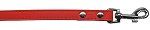 Premium plain pet leash 1/2" wide x 4' long Red