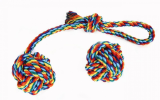 Handmade Dog Chew Toy Cotton Rope Set- 4 Pieces