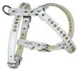 Comfort Harness White w/ Clear Stones 12