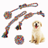 Handmade Dog Chew Toy Cotton Rope Set