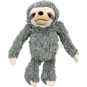 Spot Fun Sloth Plush Dog Toy Assorted Colors (size: 13")