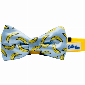 Cutie Ties Dog Bow Tie (Color: banana, size: One Size)