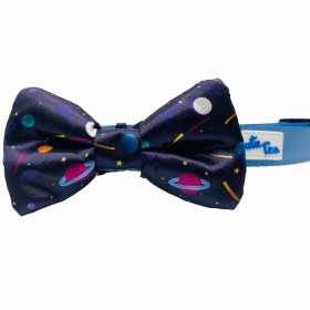 Cutie Ties Dog Bow Tie (Color: Space Planets, size: One Size)