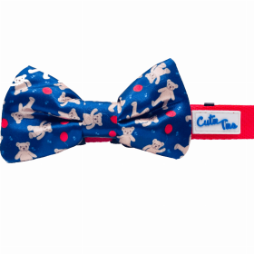 Cutie Ties Dog Bow Tie (Color: Teddy Bear, size: One Size)