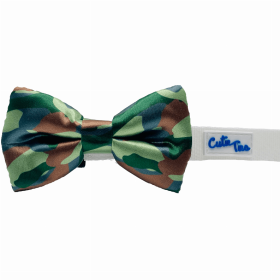 Cutie Ties Dog Bow Tie (Color: Army Camo, size: One Size)