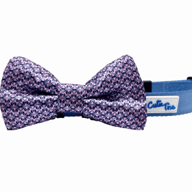 Cutie Ties Dog Bow Tie (Color: Pink & Blue, size: One Size)