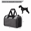 JESPET Soft-Sided Kennel Pet Carrier for Small Dogs, Cats, Puppy, Airline Approved Cat Carriers Dog Carrier Collapsible, Travel Handbag & Car Seat