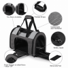 JESPET Soft-Sided Kennel Pet Carrier for Small Dogs, Cats, Puppy, Airline Approved Cat Carriers Dog Carrier Collapsible, Travel Handbag & Car Seat