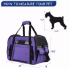 JESPET Soft-Sided Kennel Pet Carrier for Small Dogs, Cats, Puppy, Airline Approved Cat Carriers Dog Carrier Collapsible, Travel Handbag & Car Seat