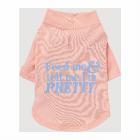 The Essential T-Shirt - Feed Me & Tell Me I'm Pretty (Color: Lemonade, size: medium)