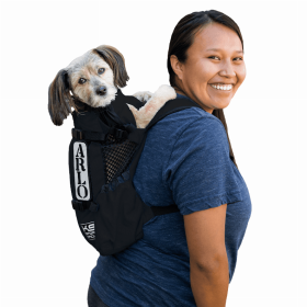 K9 Sport Sack Air 2 (Color: Jet Black, size: X-Small (10"-13" from collar to tail))