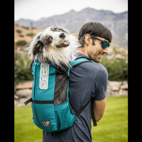 K9 Sport Sack Trainer (Color: Harbor Blue, size: Large (20"-23" from collar to tail))