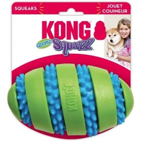 KONG Squeezz Goomz Football (size: large)