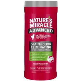 Pioneer Pet Nature's Miracle Advanced Stain and Odor Eliminating Wipes for Hard Surfaces (Count: 30)