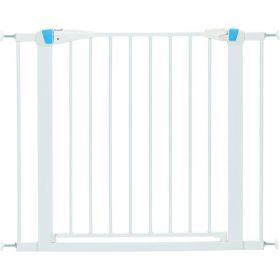 MidWest Glow in the Dark Steel Pet Gate (Color: White, size: 29" Tall - 3"Wide)