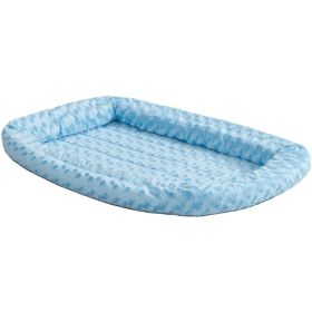 MidWest Double Bolster Pet Bed Blue - X-Small - 1 count (Color: Blue, size: X-Small)