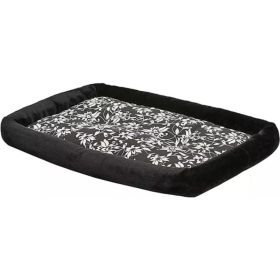 MidWest Quiet Time Bolster Bed Floral for Dogs (size: small)