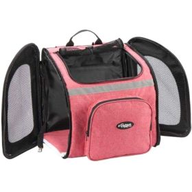 Petique Backpacker Pet Carrier (Color: Coral)