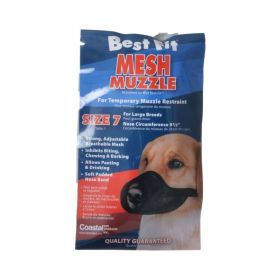 Nylon Fabridog Best Fit Muzzle (size: 7 - 80-100 lb dog)