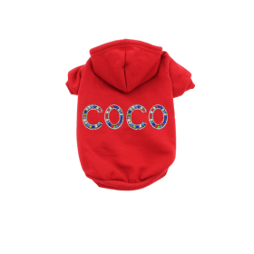 Coco Hoodie (Color: Red, size: small)