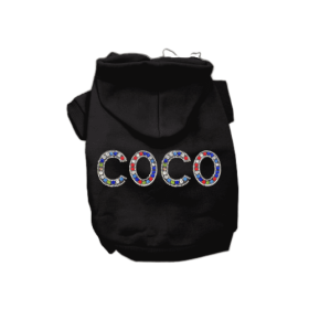 Coco Hoodie (Color: Black, size: small)