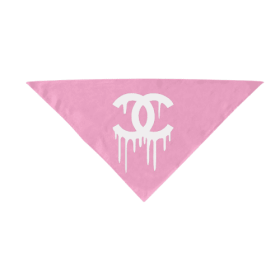 Designer Inspired Bandanas (Color: Pink, size: large)