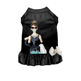 Little Miss Sniffany Dress (Color: Black, size: small)