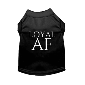 Loyal AF (Color: Black, size: small)