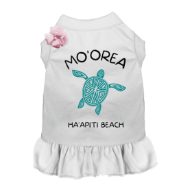 MO'OREA HA'APITI BEACH- Dog (Color: White, size: small)