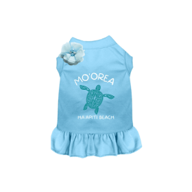 MO'OREA HA'APITI BEACH- Dog (Color: Blue, size: small)