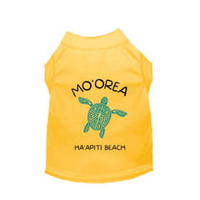 MO'OREA HA'APITI BEACH- Dog (Color: Yellow, size: 2X Large)