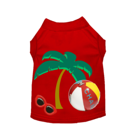 My CC Summer Vacation (Color: Red, size: small)