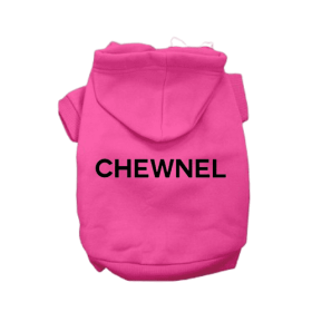 My Fab Chewnel Warm Dog Hoodie (Color: Hot Pink, size: small)