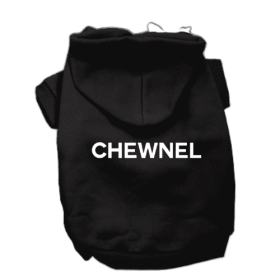 My Fab Chewnel Warm Dog Hoodie (Color: Black, size: X Small)