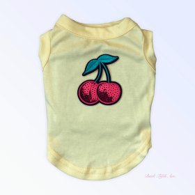 My Fabulous Cherry Tank (Color: Yellow, size: X Small)