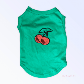 My Fabulous Cherry Tank (Color: Green, size: X Small)