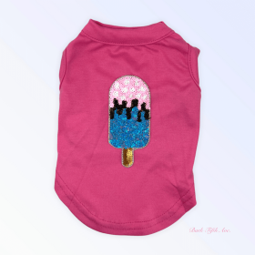 My Favorite Summer Treats- Blue Ice Cream (Color: Hot Pink, size: large)