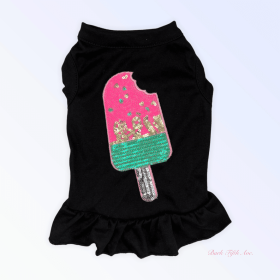 My Favorite Summer Treats- Pink Ice Cream (Color: Black, size: small)