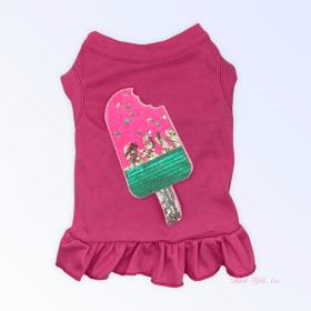 My Favorite Summer Treats- Pink Ice Cream (Color: Hot Pink, size: X Large)