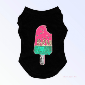 My Favorite Summer Treats- Pink Ice Cream (Color: Black, size: X Small)