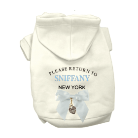 Return to Sniffany Hoodie (Color: Cream, size: large)