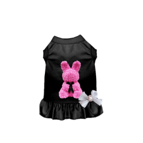 Rose Bunny Loves Me (Color: Black, size: X Small)