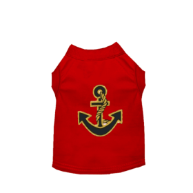 Sailor Boy Dog Tank (Color: Red, size: small)