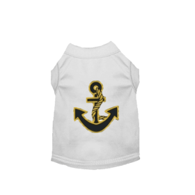 Sailor Boy Dog Tank (Color: White, size: small)