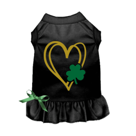 Shamrock Heart (Color: Black, size: small)