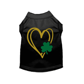 Shamrock Heart (Color: Black, size: X Small)