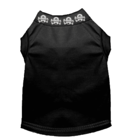 Skull Studded Tee (Color: Black, size: small)