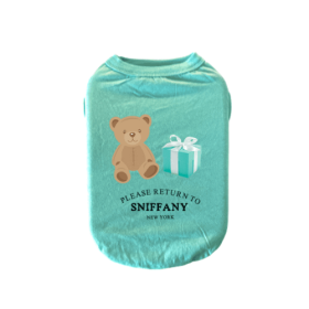 Sniffany Teddy Bear Dog Shirt (size: small)