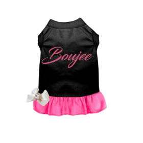 Boujee (Color: BLACK WITH PINK BOTTOM, size: small)